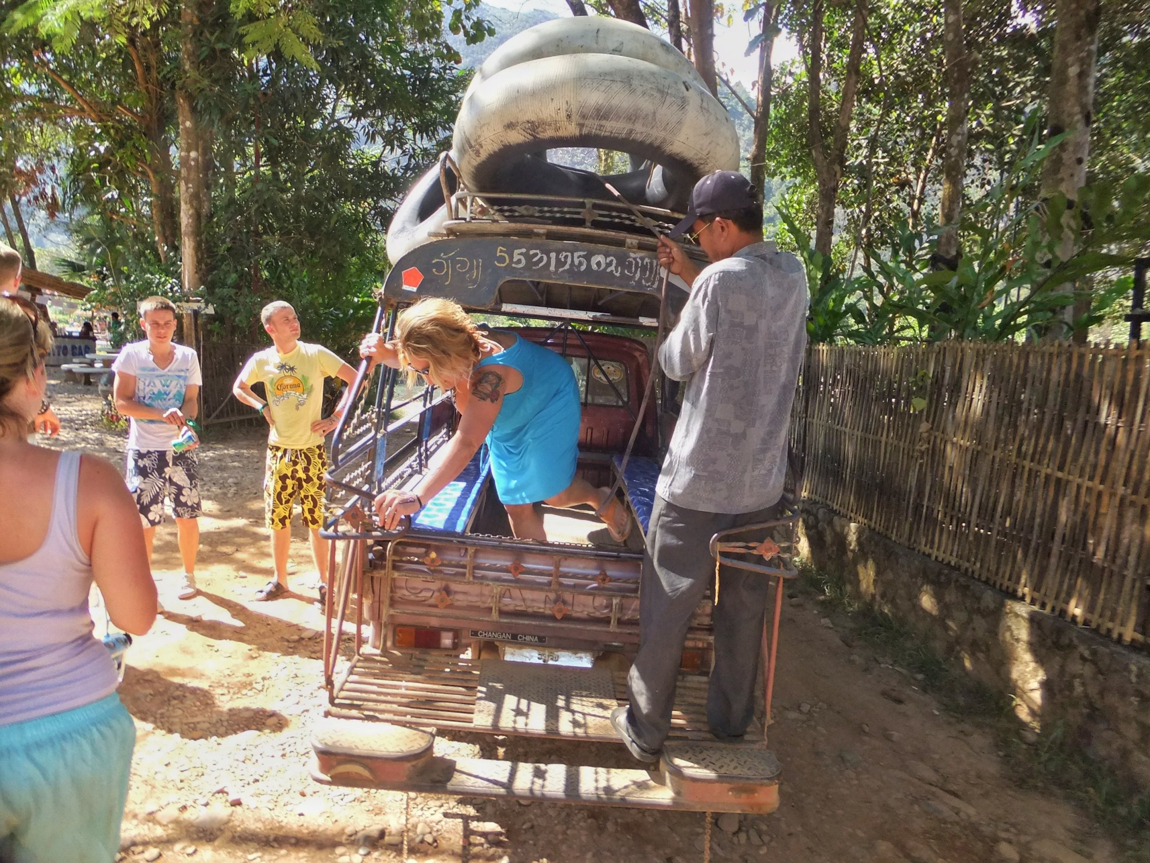Nam Song River Tubing