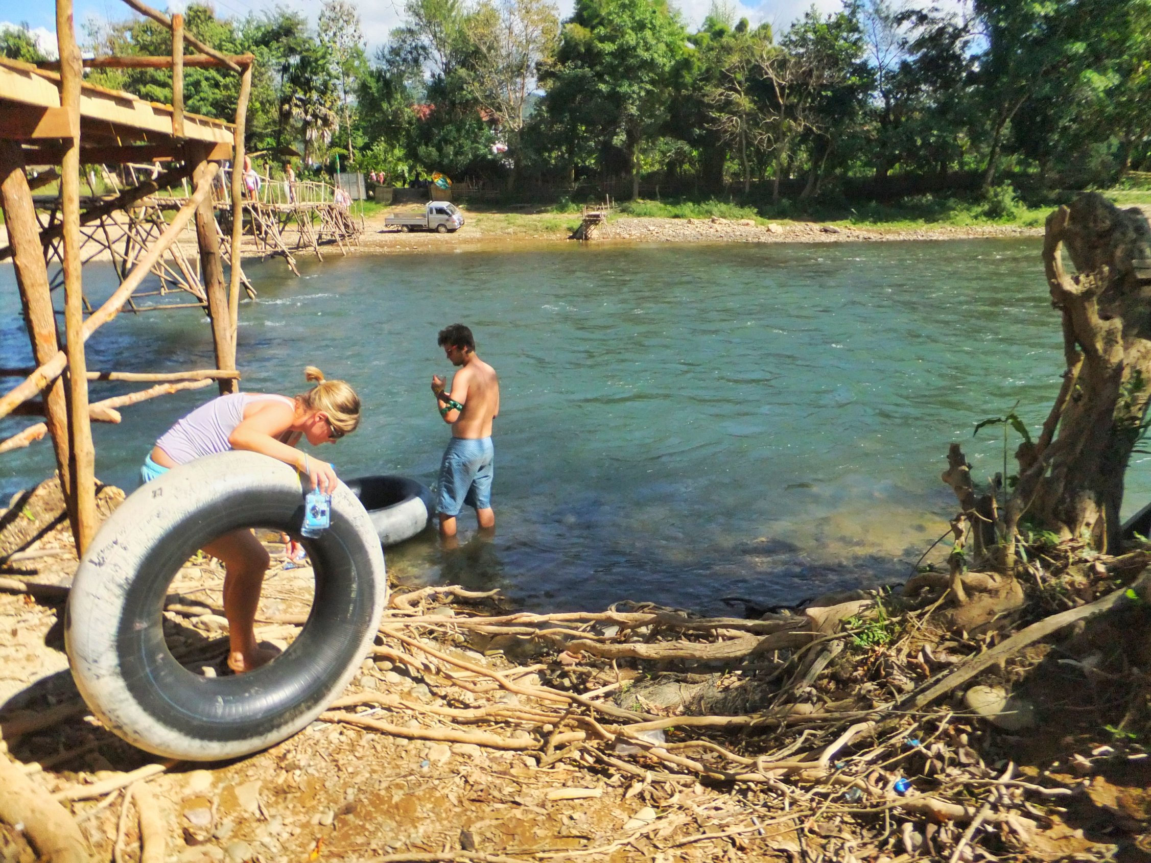 Nam Song River Tubing