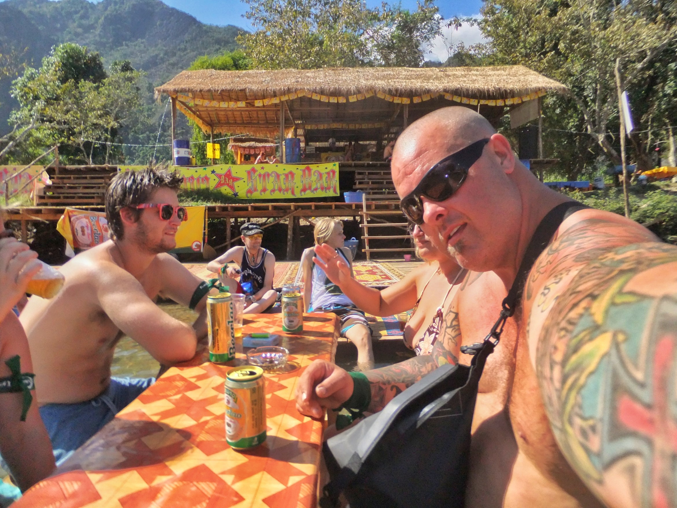 Nam Song River Tubing