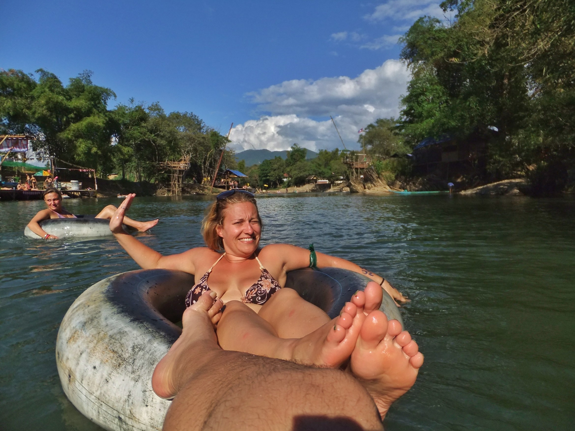 Nam Song River Tubing