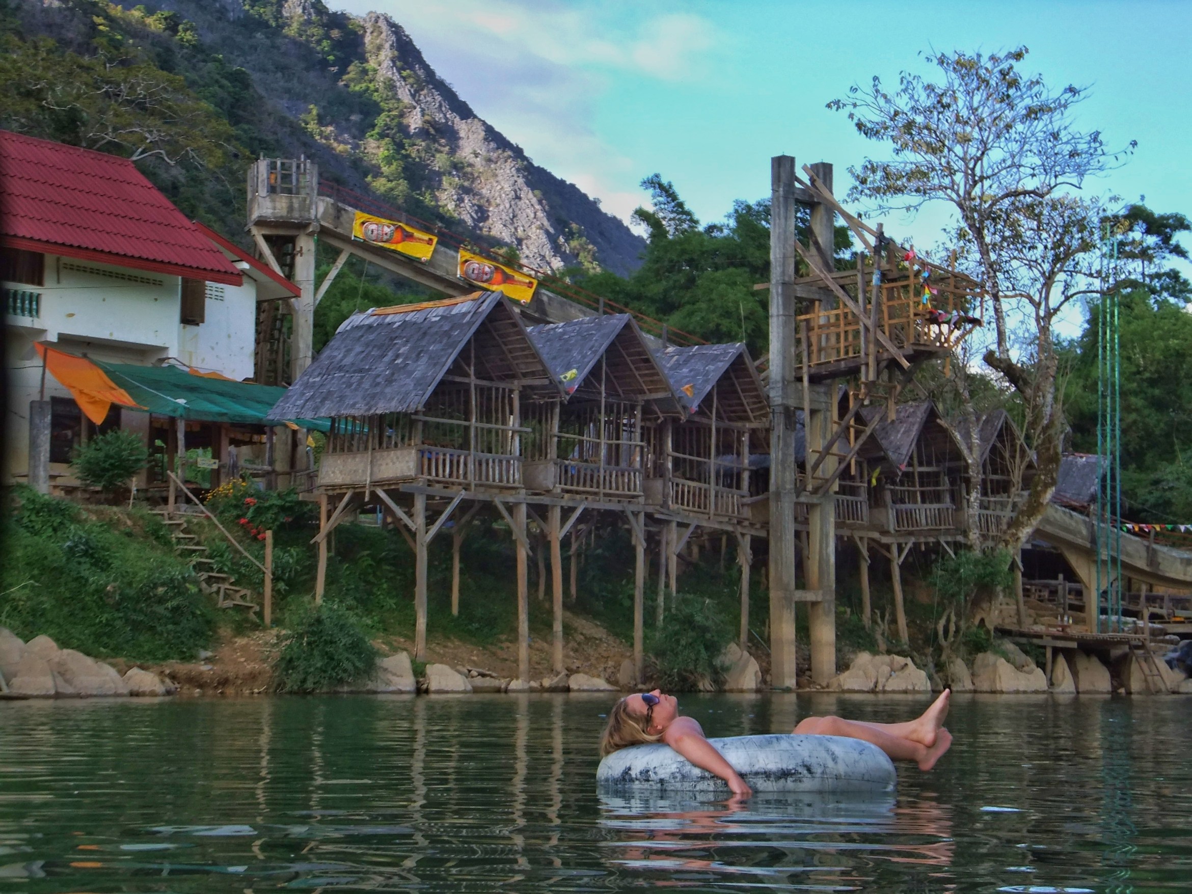 Nam Song River Tubing