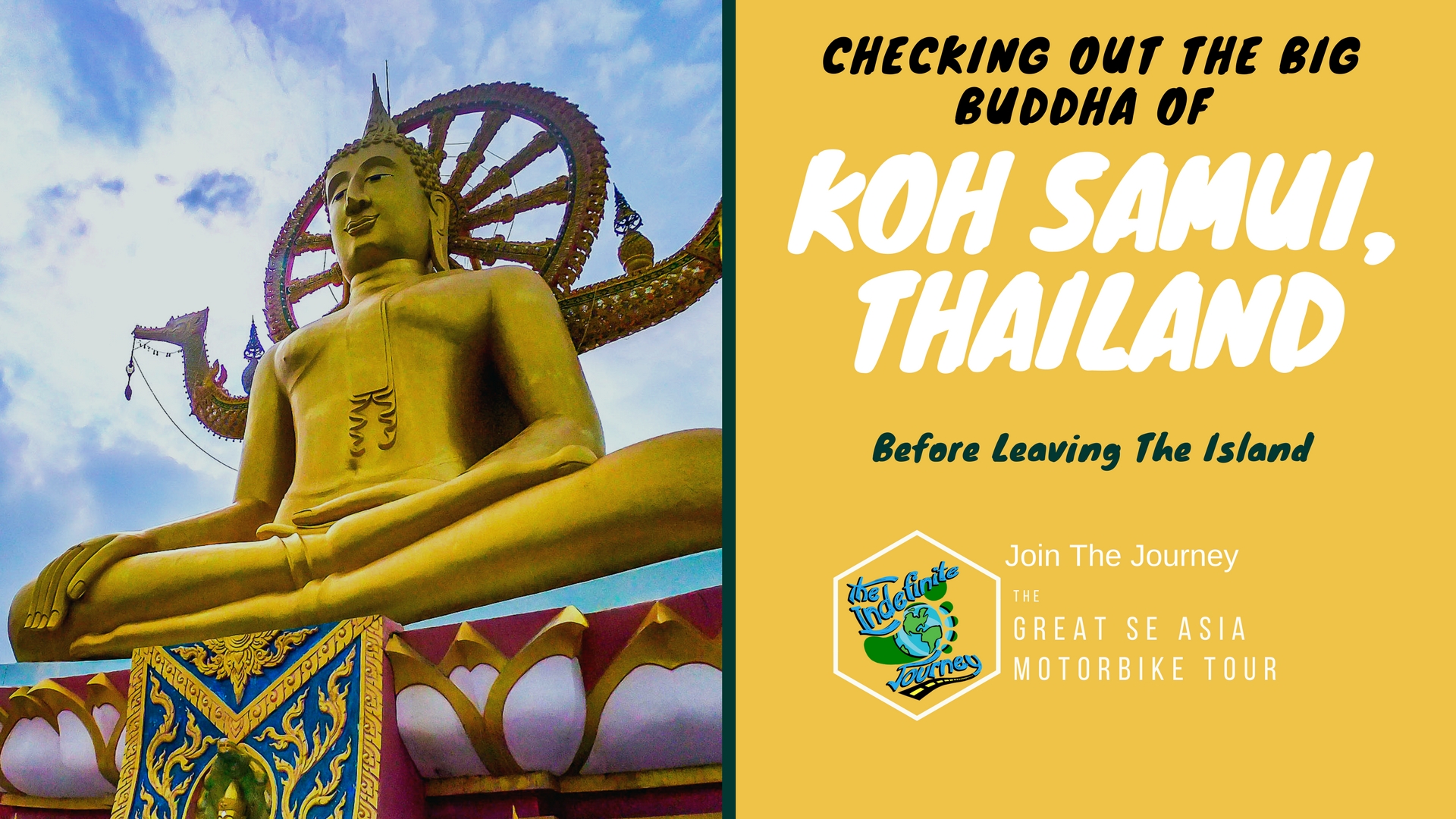 Checking Out The Big Buddha of Koh Samui, Thailand Before Leaving The Island