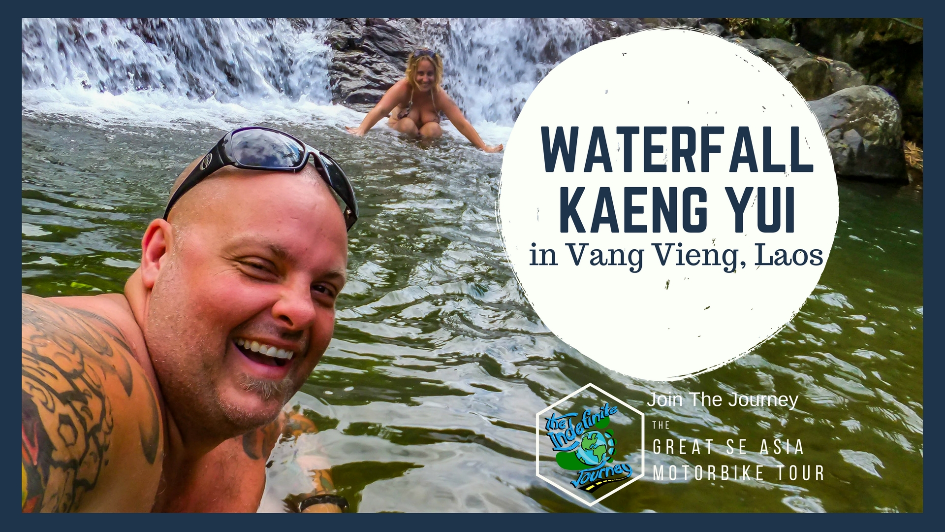 The Waterfall Kaeng Yui in Vang Vieng, Laos
